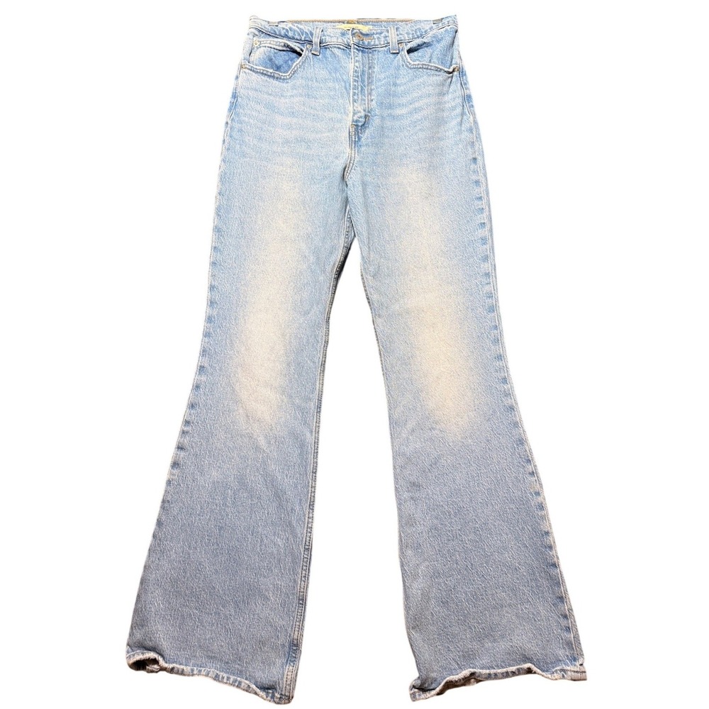 Levi's 70s High Flare Jeans Women 29 Light Wash High Rise Distressed A0899-0000